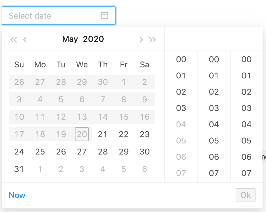 Disabled Date In Datepicker Antd Printable Forms Free Online