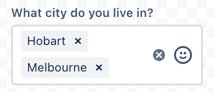 dropdown-indicator concept on a Combobox component in Atlaskit.