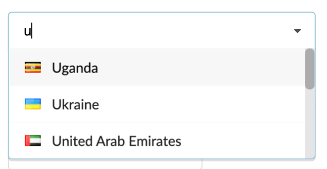 autocomplete-list concept on a Combobox component in Semantic UI.