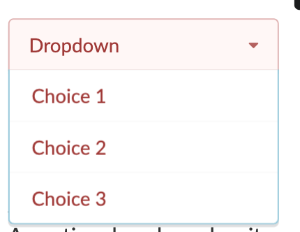 error concept on a Combobox component in Semantic UI.