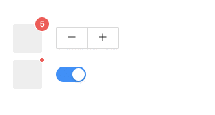 dynamic concept on a Badge component in Ant Design.
