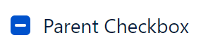 indeterminate concept on a Checkbox component in Atlaskit.