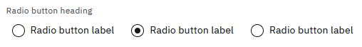 radio-button-group-orientation concept on a Radio Button component in Carbon Design System.