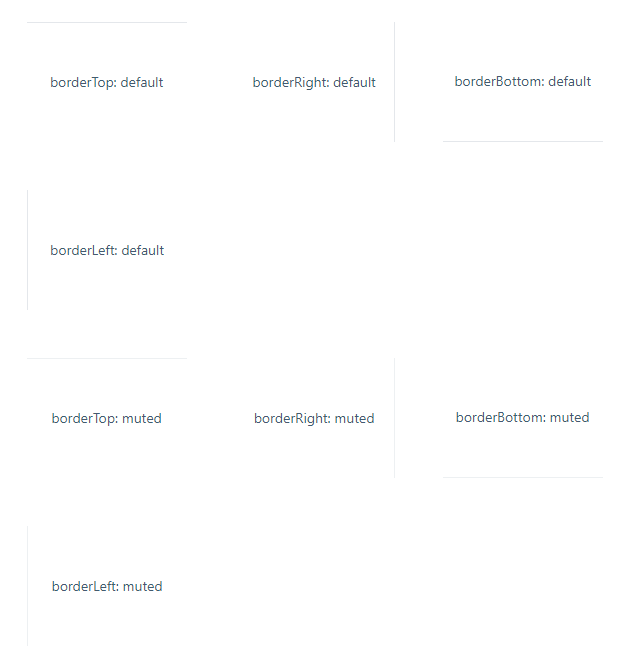 borders concept on a Flex component in Evergreen.