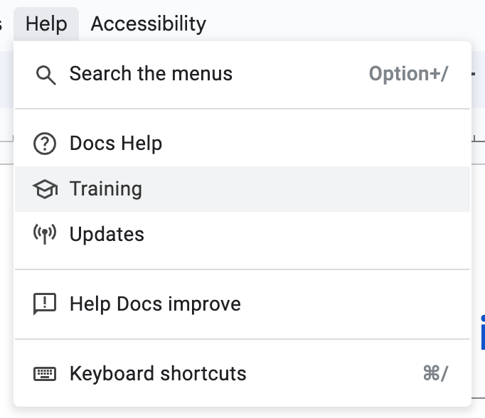 a menu item that triggers a page navigation manually upon activation