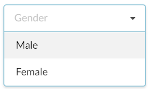 single concept on a Select component in Semantic UI.