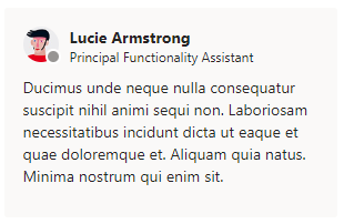 basic concept on a Card component in Stardust UI.
