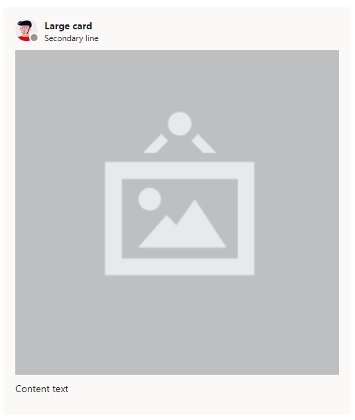 size concept on a Card component in Stardust UI.